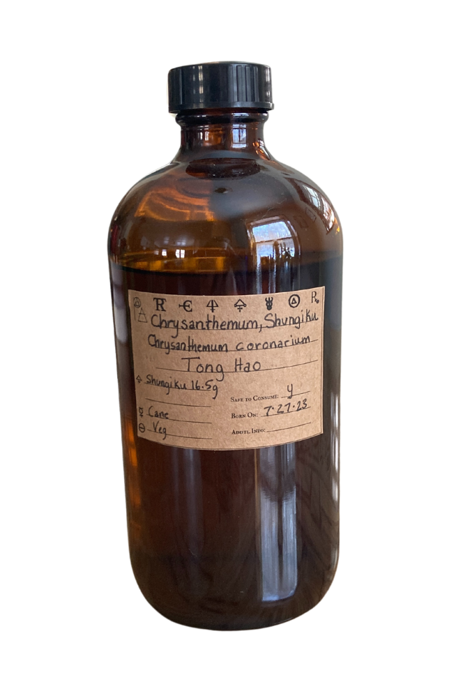 Chrysanthemum, Shungiku, Spagyric Tincture