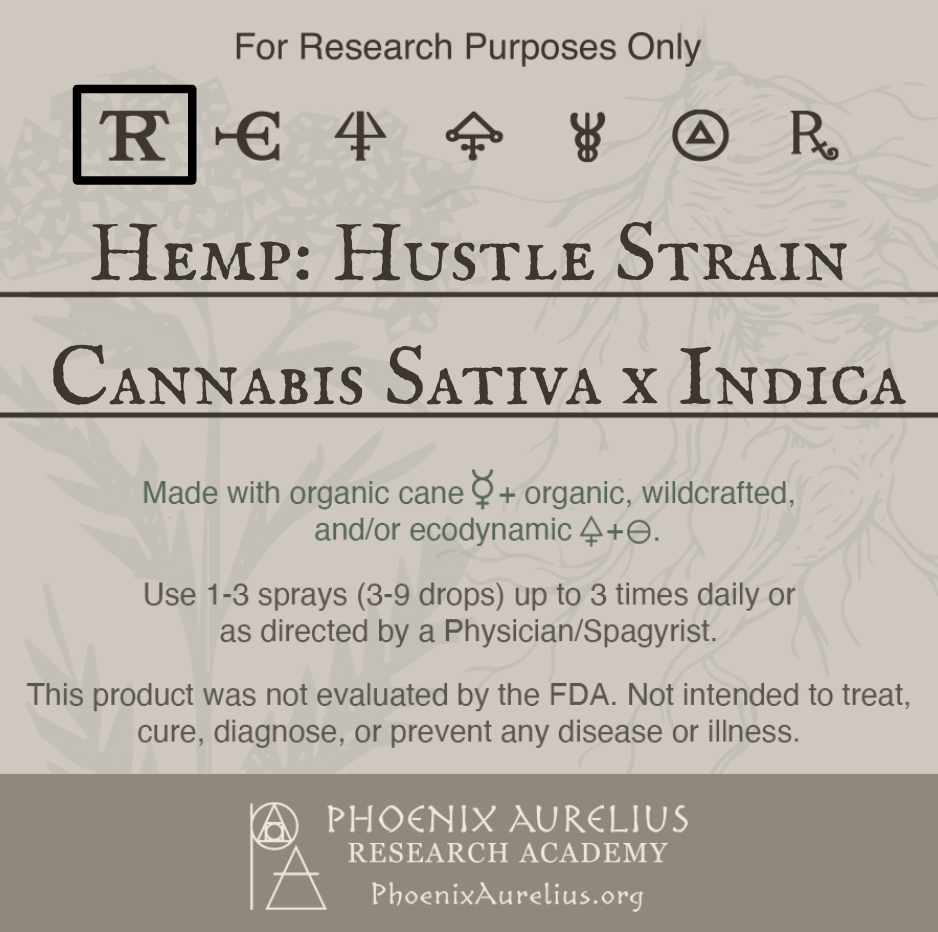 Hemp-Hustle-Strain-Spagyric-Tincture-aurelian-spagyria