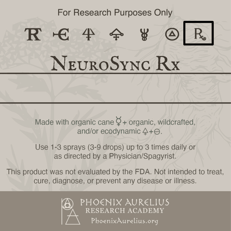 NeuroSync Rx Spagyric Formulation