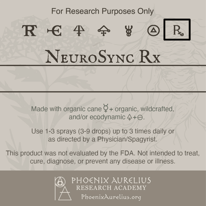 NeuroSync Rx Spagyric Formulation