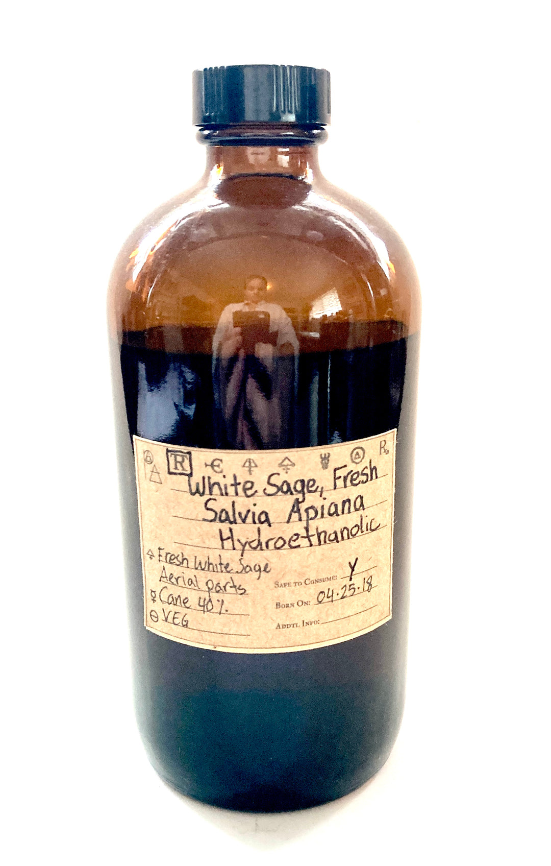 White Sage, Fresh, Hydroethanolic, Spagyric Tincture
