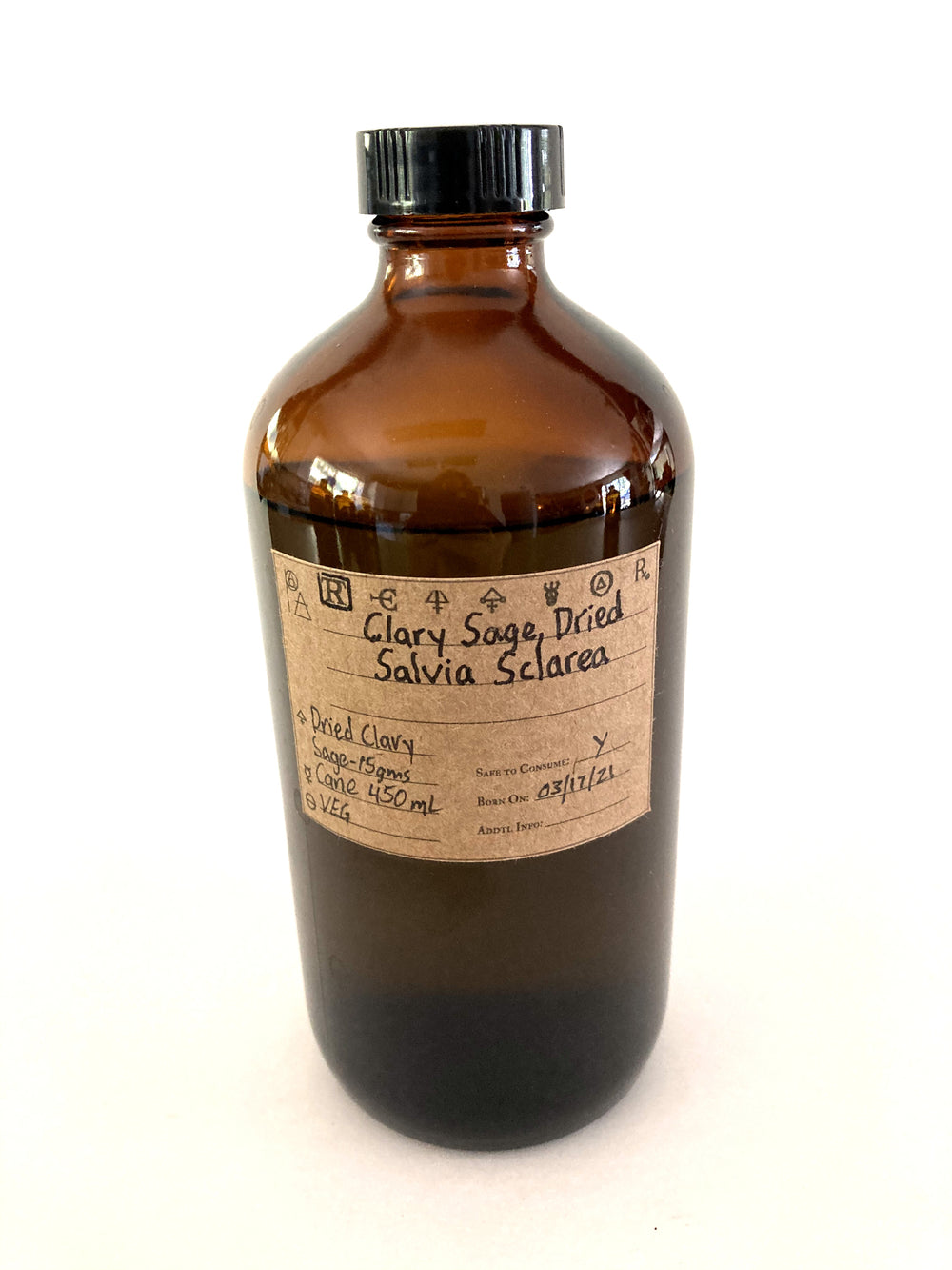 Clary Sage, Dried, Spagyric Tincture - Phoenix Aurelius Research Academy