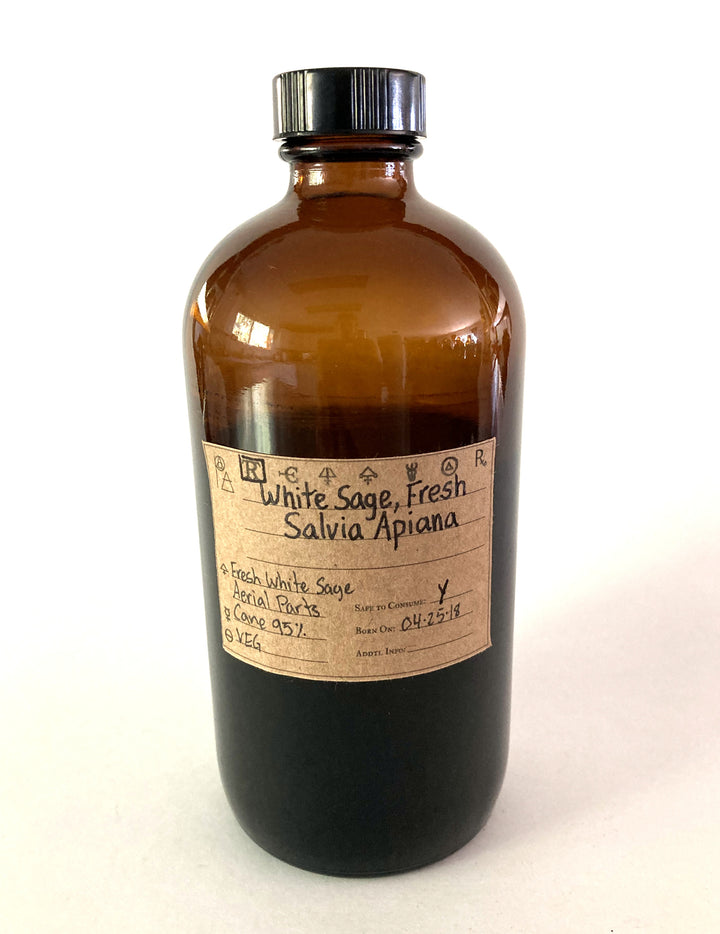 White Sage, Fresh, Spagyric Tincture