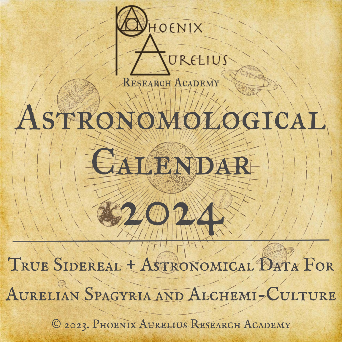 Astronomological Calendar 2024 - Digital Copy