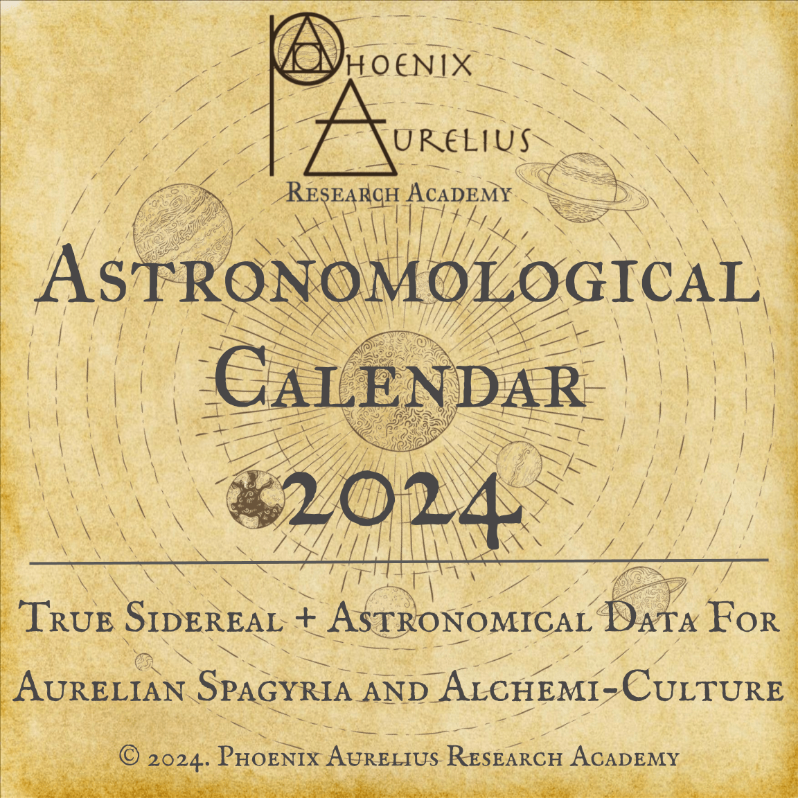 Astronomological Calendar 2024 - Hard Copy