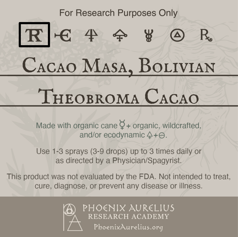 Cacao-Masa-Bolivian-Spagyric-Tincture-aurelian-spagyria