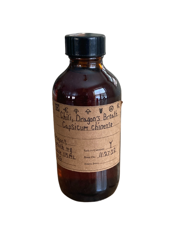 Chili, Dragon's Breath, Spagyric Tincture