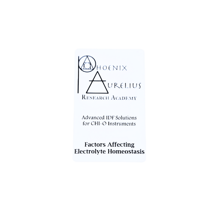 Factors Affecting Electrolyte Homeostasis - Advanced IDF Card