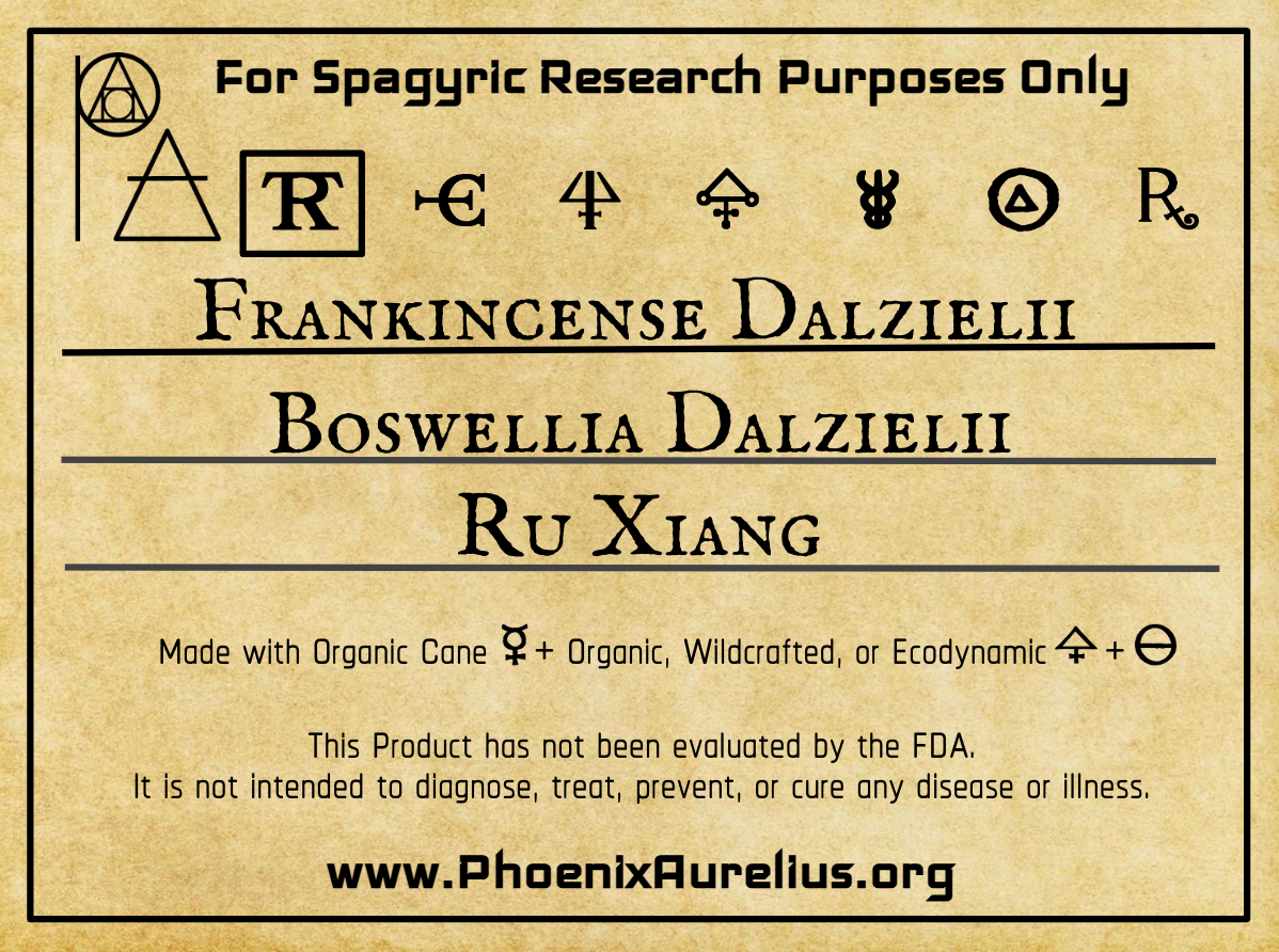 Frankincense Dalzielii Spagyric Tincture