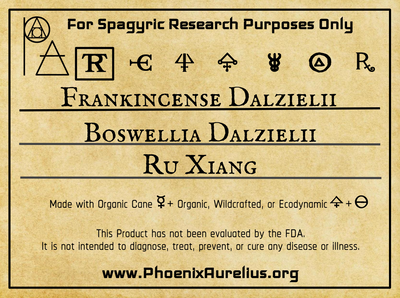 Frankincense Dalzielii Spagyric Tincture