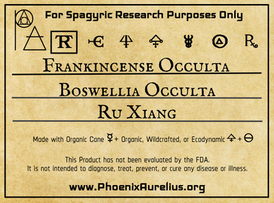 Frankincense Occulta Spagyric Tincture