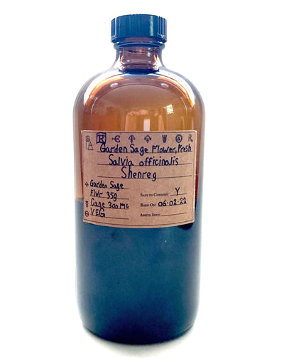 Garden Sage Flower, Fresh, Spagyric Tincture