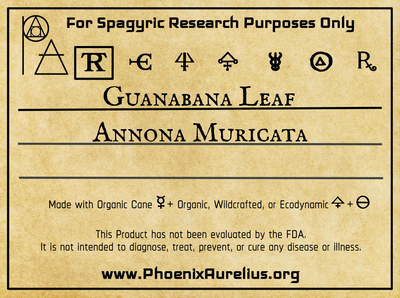 Guanabana Leaf Spagyric Tincture