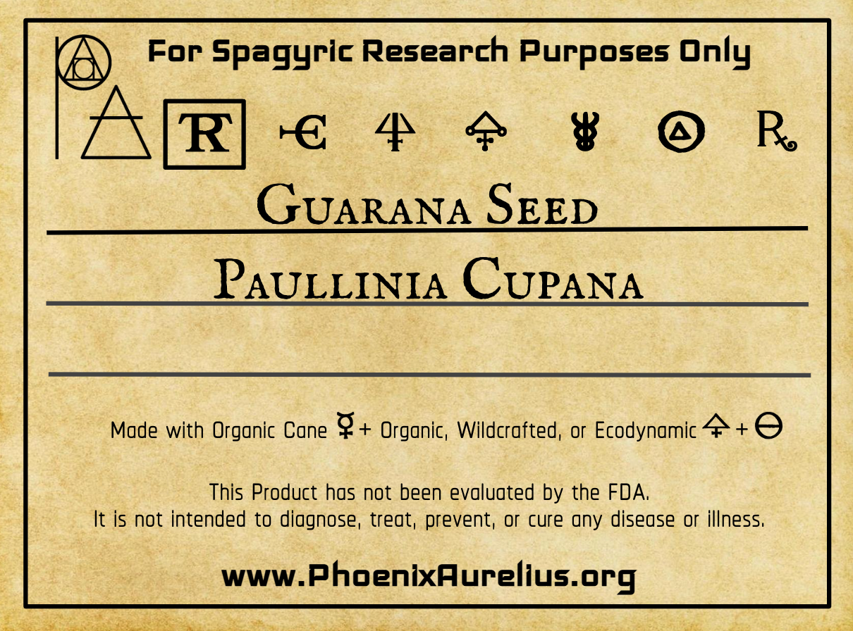 Guarana Seed Spagyric Tincture