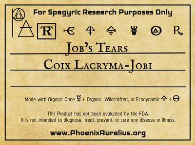 Job's Tears Spagyric Tincture