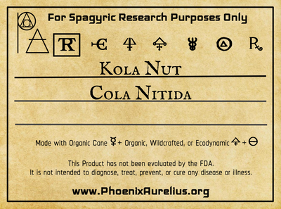 Kola Nut Spagyric Tincture