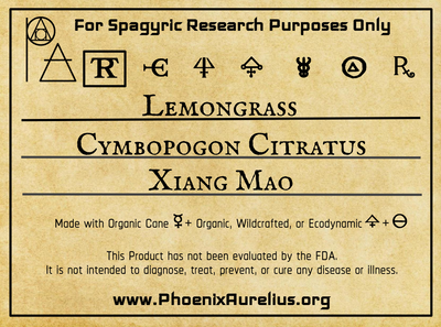Lemongrass Spagyric Tincture