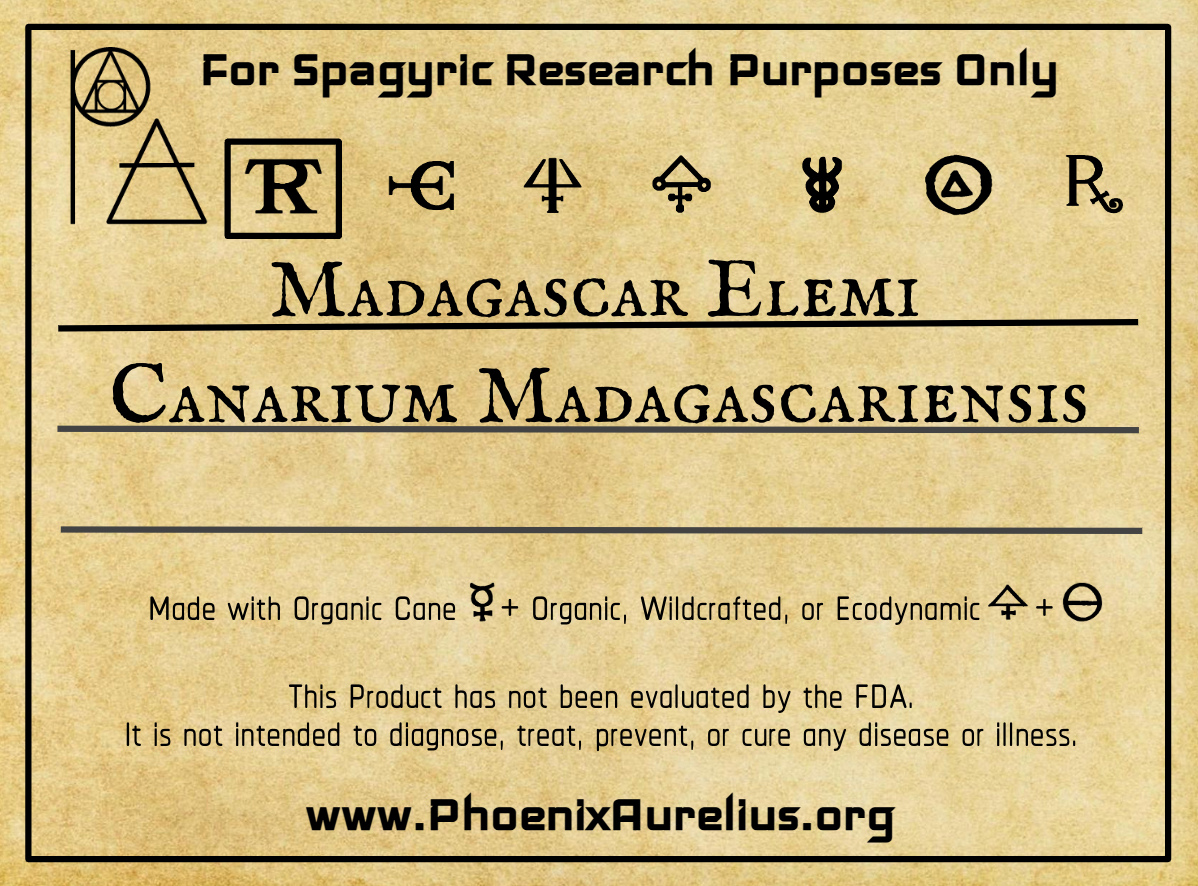 Madagascar Elemi Spagyric Tincture