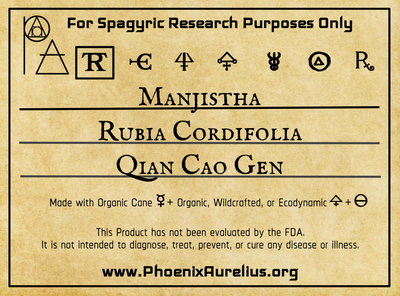 Manjistha Spagyric Tincture
