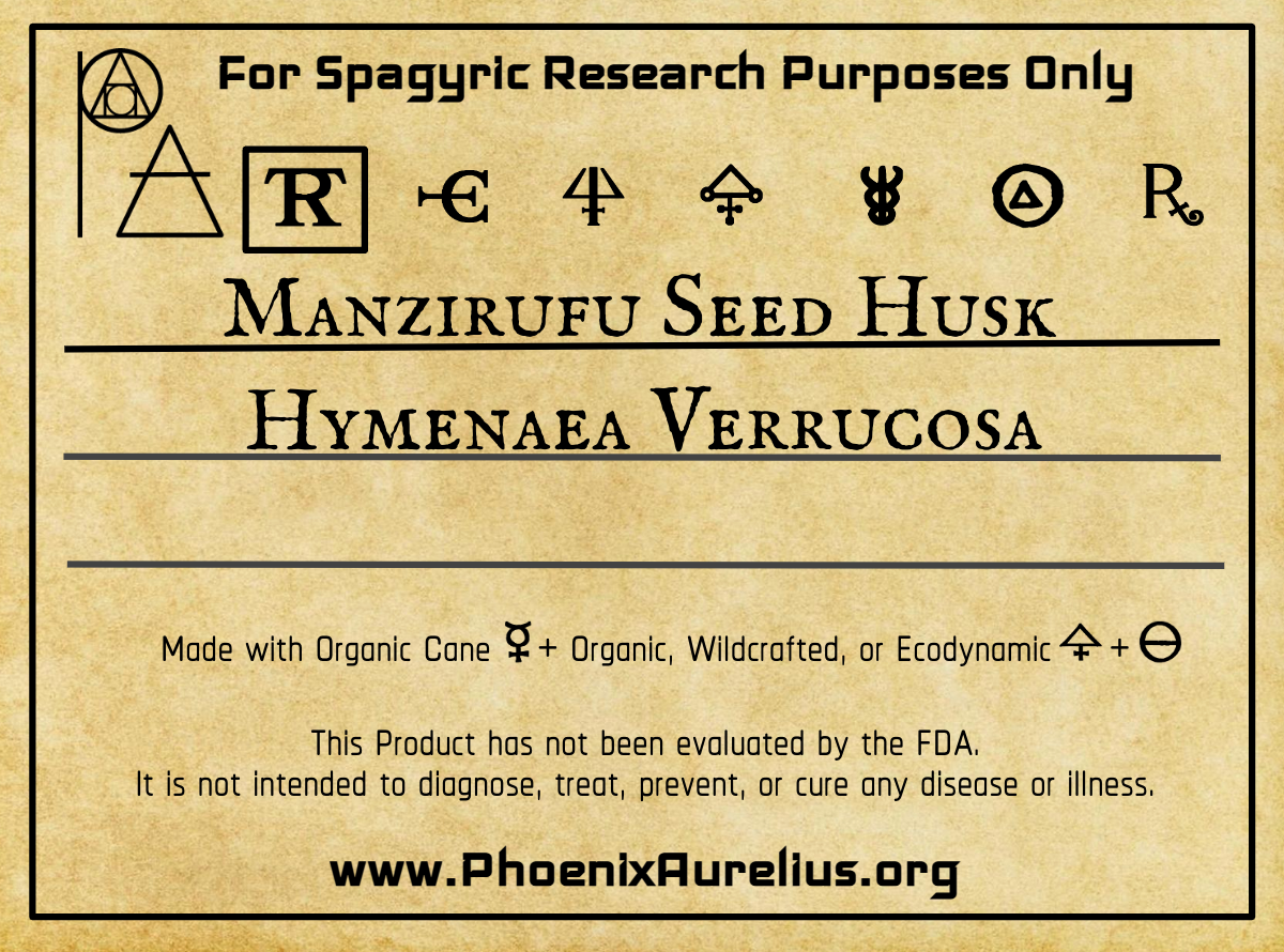 Manzirufu Seed Husk Spagyric Tincture