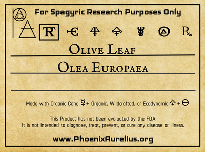 Olive Leaf Spagyric Tincture