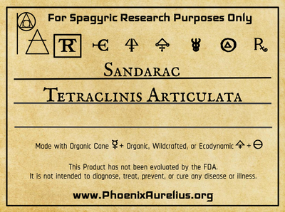 Sandarac Spagyric Tincture