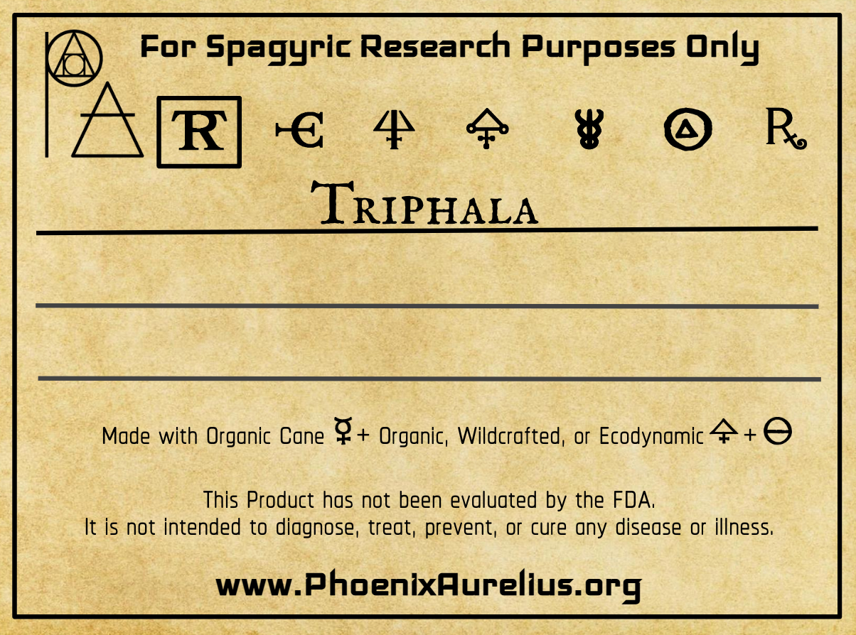 Triphala Spagyric Tincture