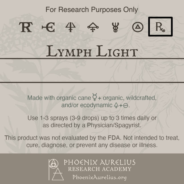 Lymph Light Rx Spagyric Formulation