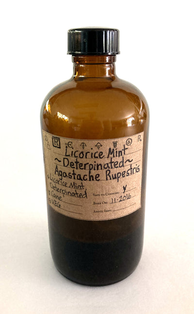 Licorice Mint (Deterpinated) Spagyric Tincture - Phoenix Aurelius Research Academy