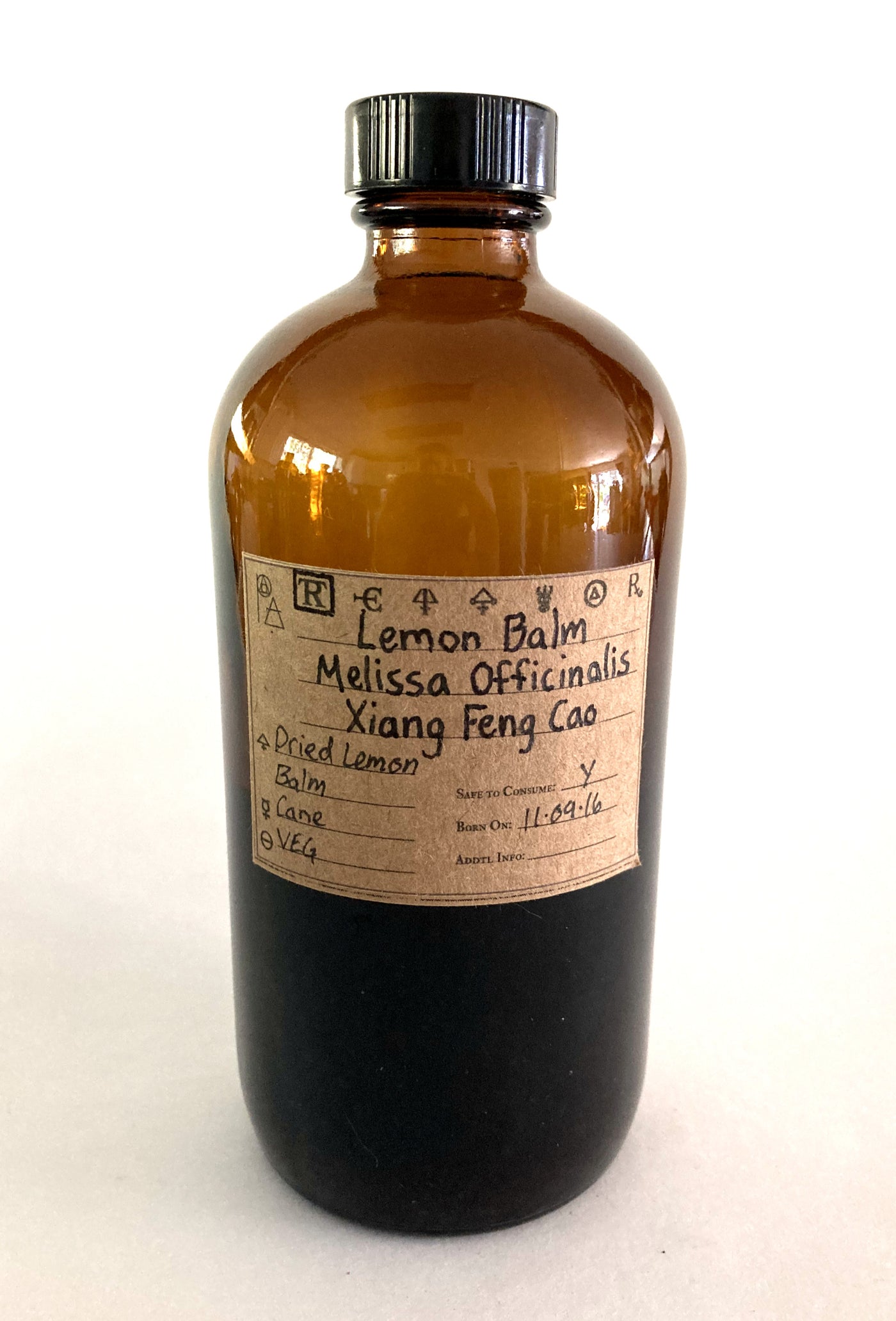 Lemon Balm, Dried Spagyric Tincture - Phoenix Aurelius Research Academy