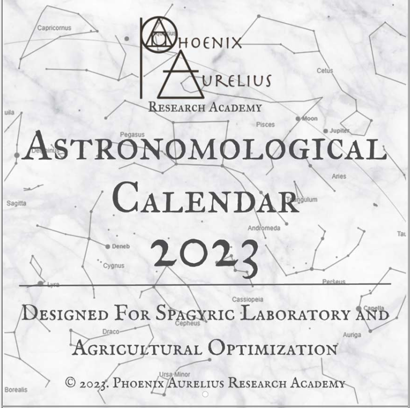Astronomological Calendar 2023 - Hard Copy