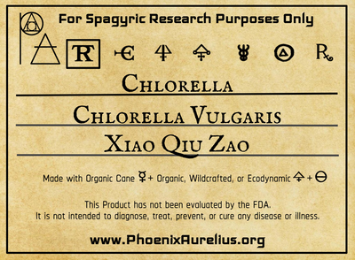 Chlorella Spagyric Tincture - Phoenix Aurelius Research Academy