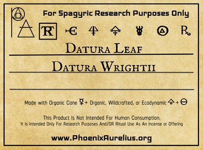 Datura Leaf Spagyric Tincture