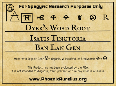 Dyer's Woad Root Spagyric Tincture