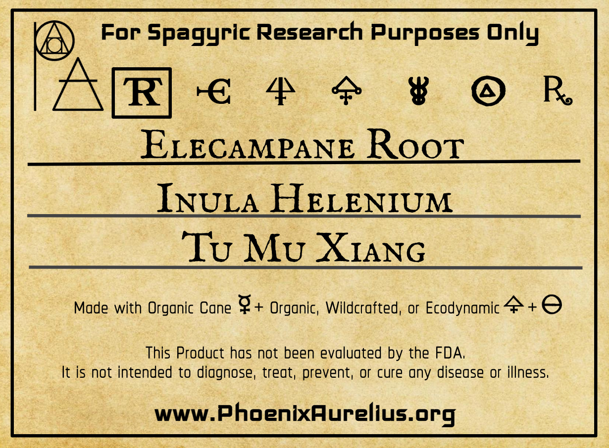 Elecampane Root Spagyric Tincture