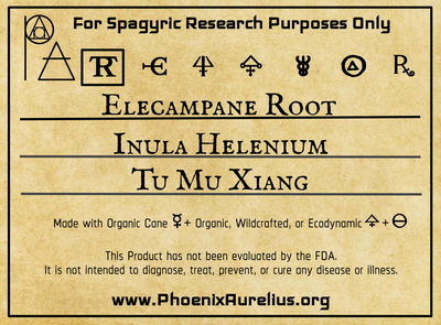 Elecampane Root Spagyric Tincture