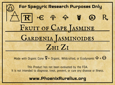 Fruit of Cape Jasmine Spagyric Tincture