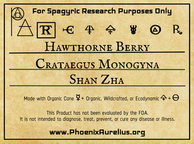 Hawthorne Berry Spagyric Tincture