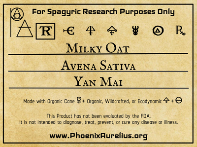 Milky Oat Spagyric Tincture