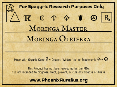 Moringa Master Spagyric Formulation - Phoenix Aurelius Research Academy