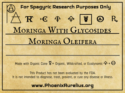 Moringa Spagyric Clyssus WITH Glycosides - Phoenix Aurelius Research Academy