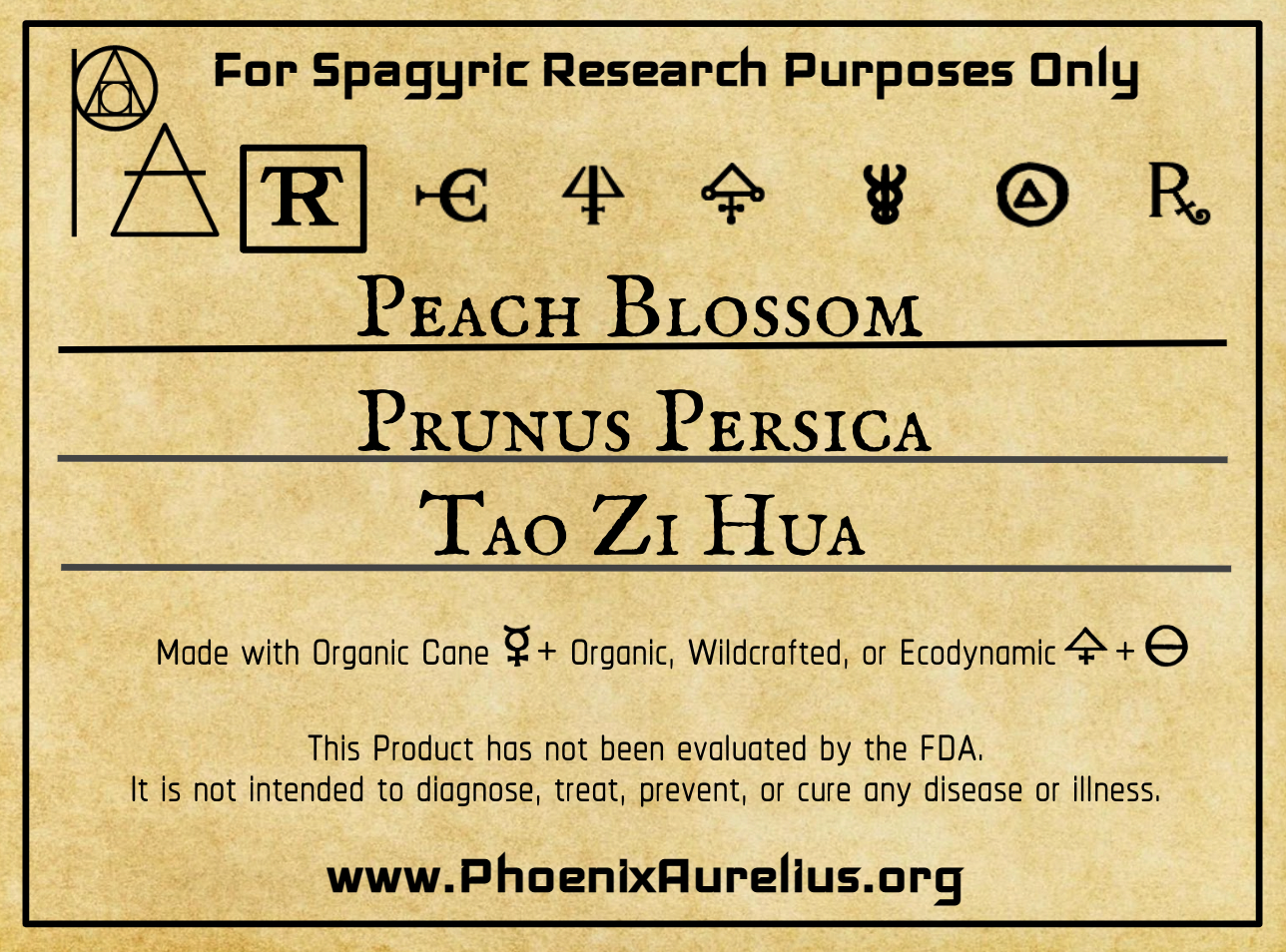 Peach Blossom Spagyric Tincture
