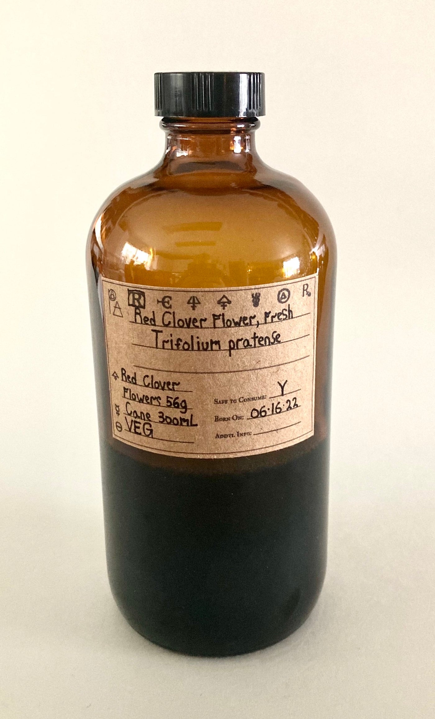 Red Clover Flower, Fresh, Spagyric Tincture