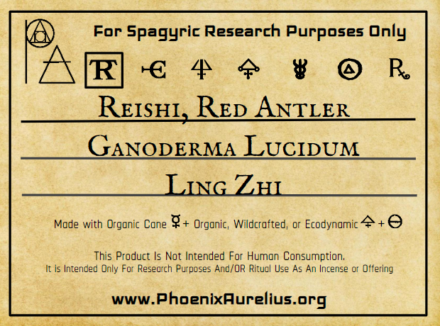 Reishi, Red Antler, Spagyric Tincture