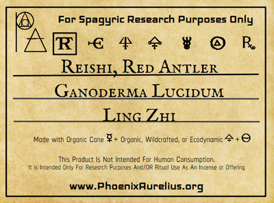 Reishi, Red Antler, Spagyric Tincture
