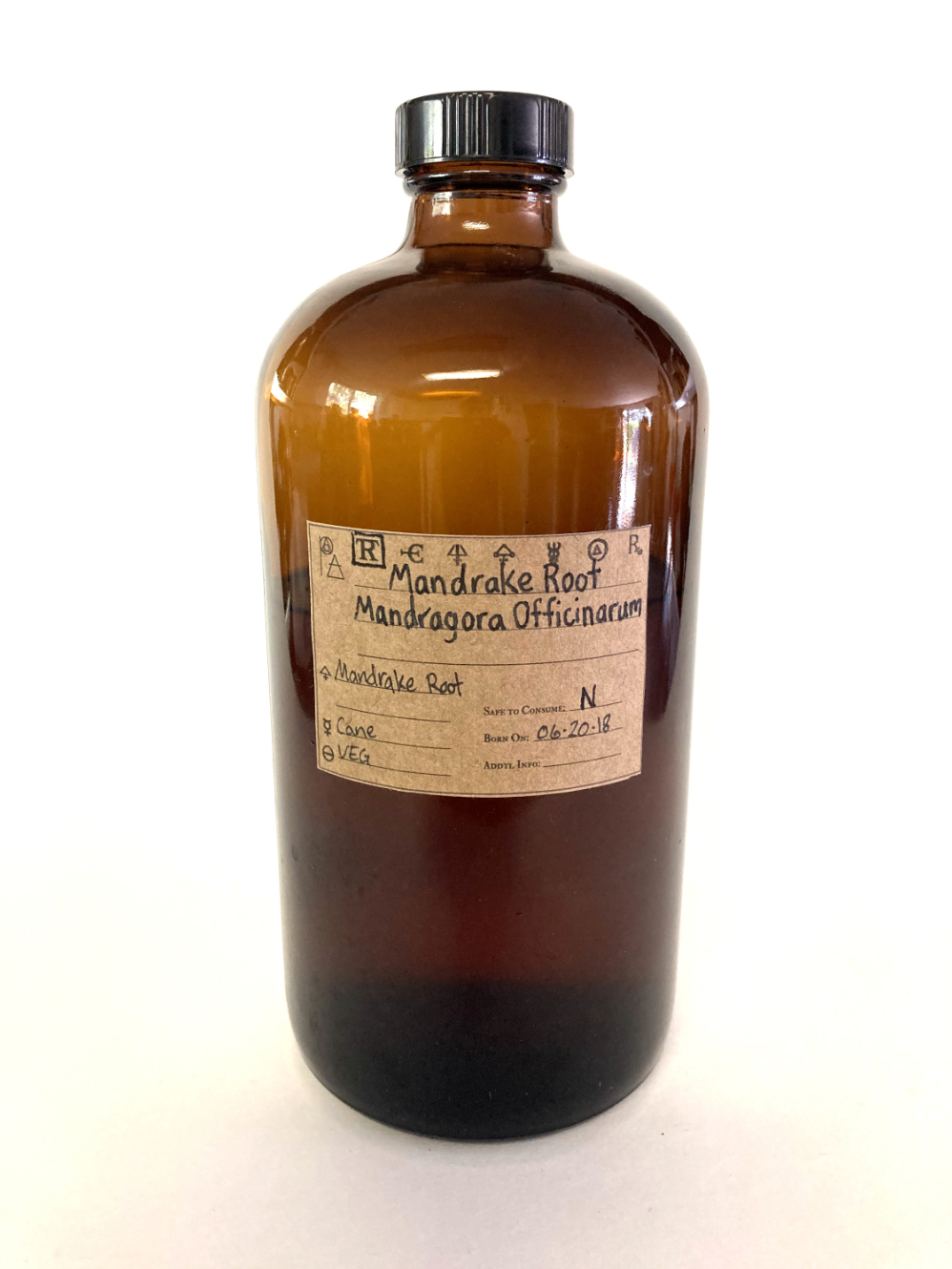 Mandrake Root Spagyric Tincture - Phoenix Aurelius Research Academy