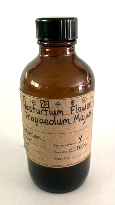 Nasturtium Flower Spagyric Essence per Destillatio
