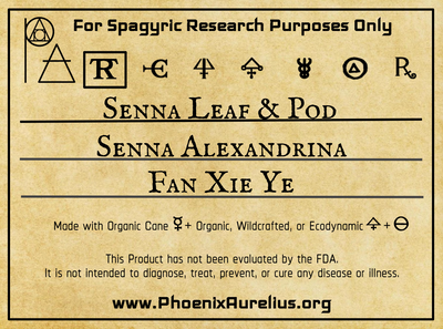 Senna Leaf & Pod Spagyric Tincture