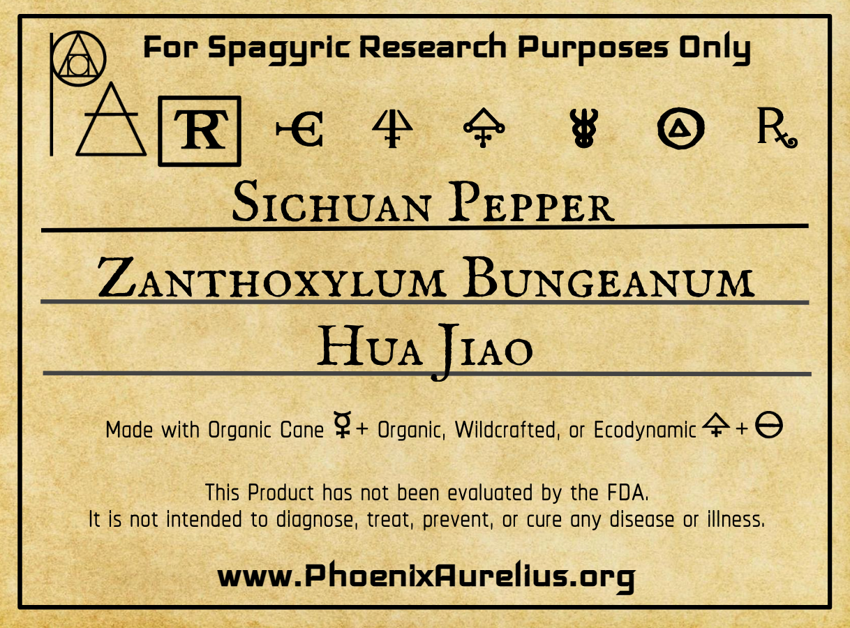Sichuan Pepper Spagyric Tincture