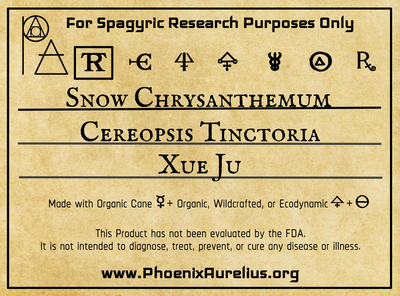 Snow Chrysanthemum Spagyric Tincture
